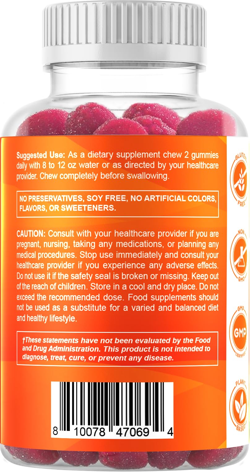 Vitamatic Magnesium Citrate Gummies, 600 mg, 60 Count