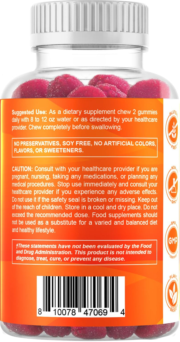 Vitamatic Magnesium Citrate Gummies, 600 mg, 60 Count