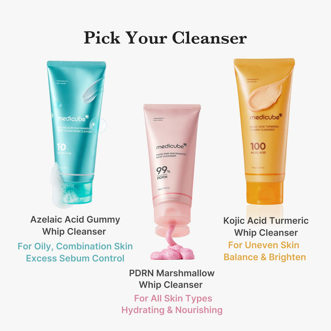 medicube Kojic Acid Turmeric Whip Facial Cleanser