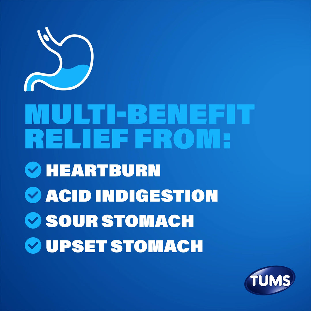 TUMS Chewy Bites Antacid, Assorted Berry