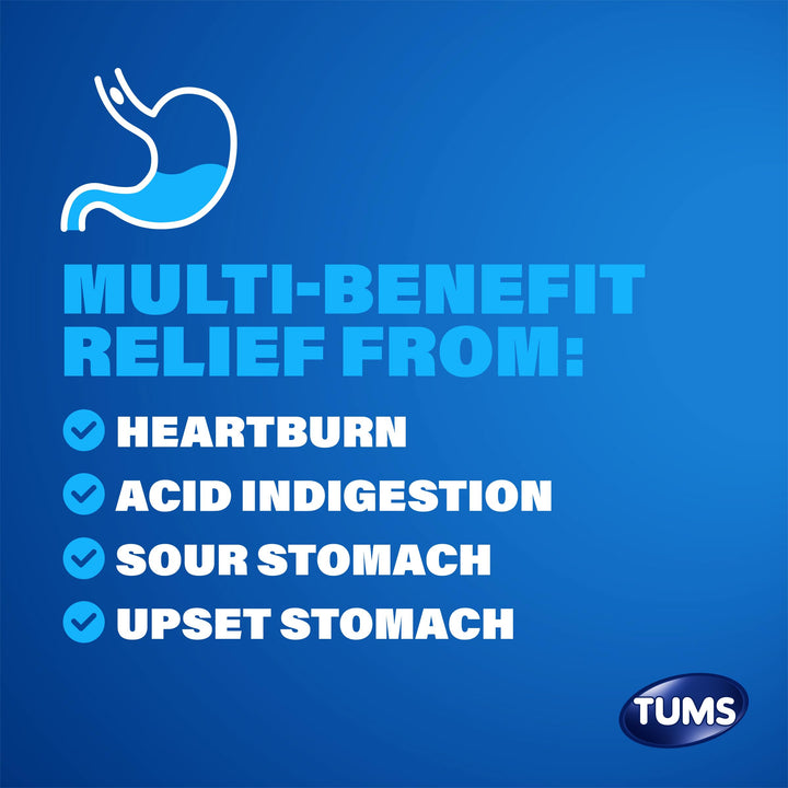 TUMS Chewy Bites Antacid, Assorted Berry