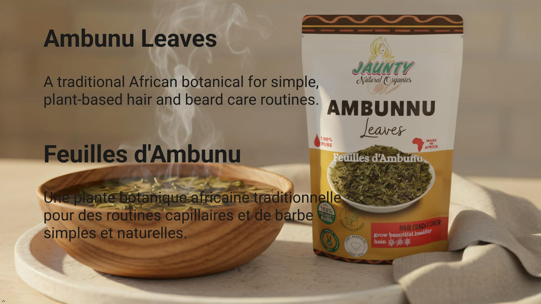 Generic Natural Ambunnu Leaves Herbal Hair Shampoo Conditioner Detangler, Leaves