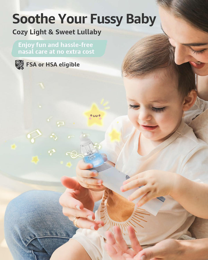 GROWNSY Electric Nasal Aspirator, 3 Count