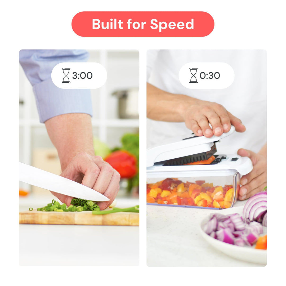 Fullstar Pro Original Vegetable Chopper And Spiralizer, All-in-1 Kitchen Tool