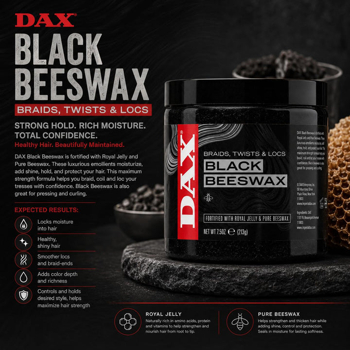 Dax Black Beeswax, 17.5 oz