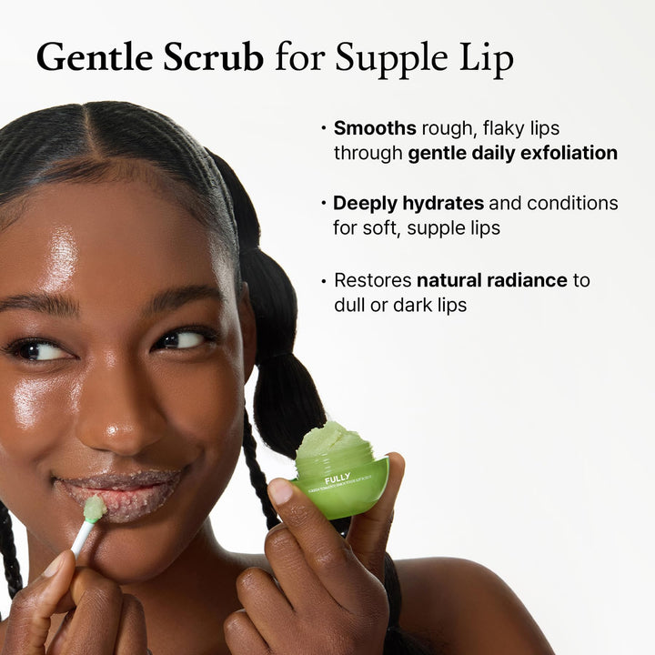 FULLY Green Tomato Smoothie Sugar Lip Scrub, 0.42 oz