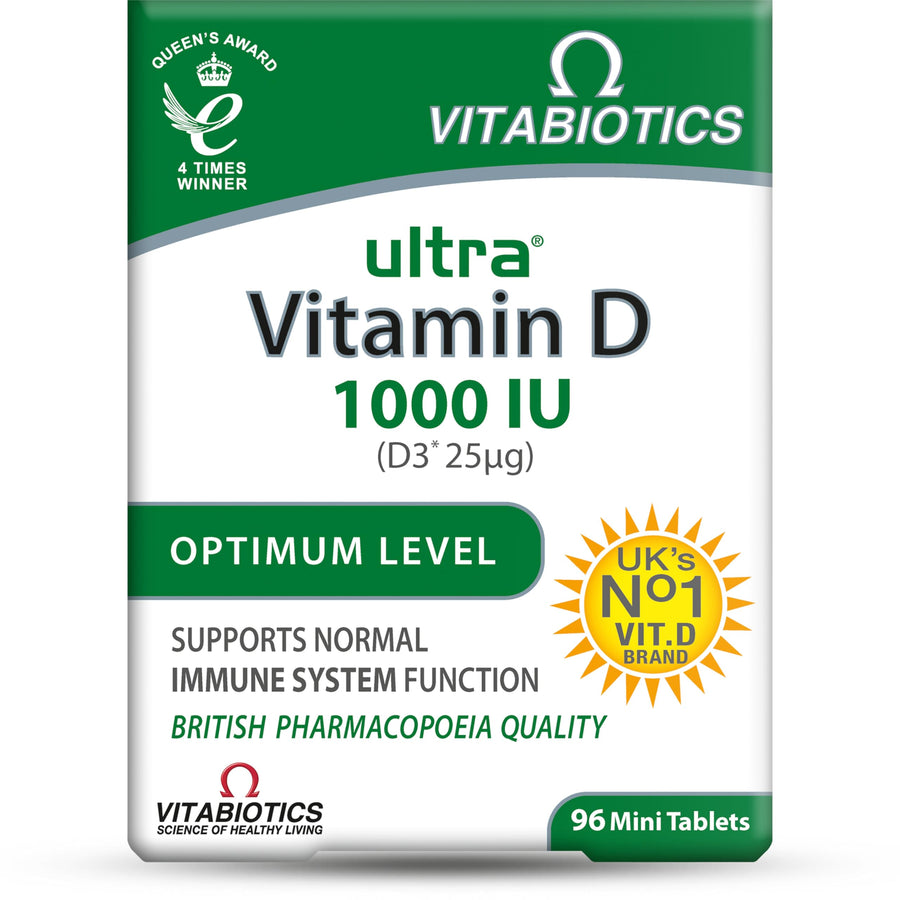 Vitabiotics Ultra Vitamin D3 Tablets, 96 Count