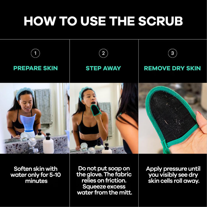 Dermasuri Deep Exfoliating Glove, 1 Count