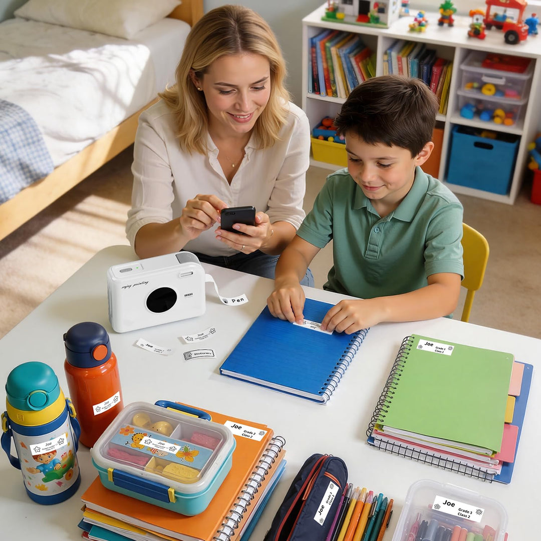 Phomemo A30 Mini Label Maker with Waterproof Labels