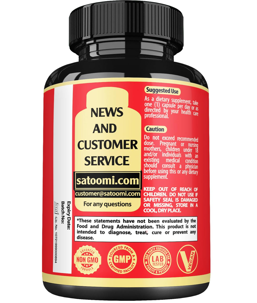 Satoomi NAD Supplement, 60 Count
