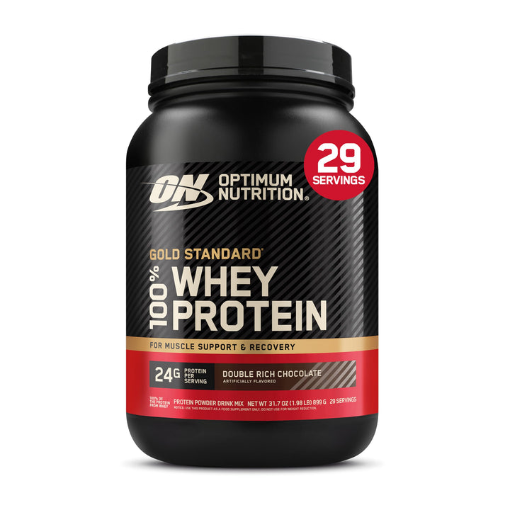 Optimum Nutrition Gold Standard 100% Whey Protein, Double Rich Chocolate, 2 lb