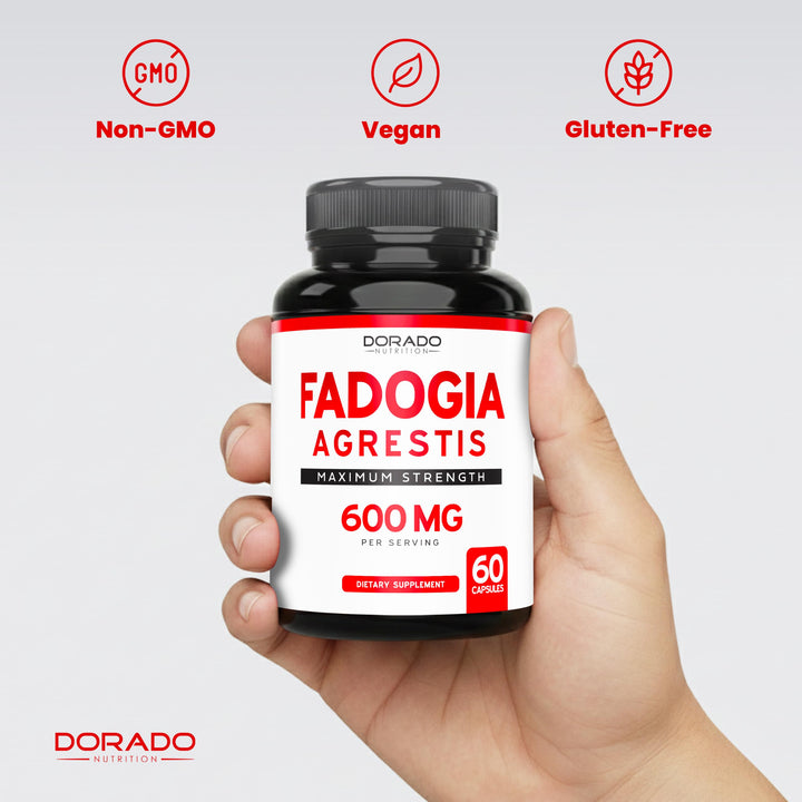 DORADO NUTRITION Fadogia Agrestis Extract Capsules, 600 mg