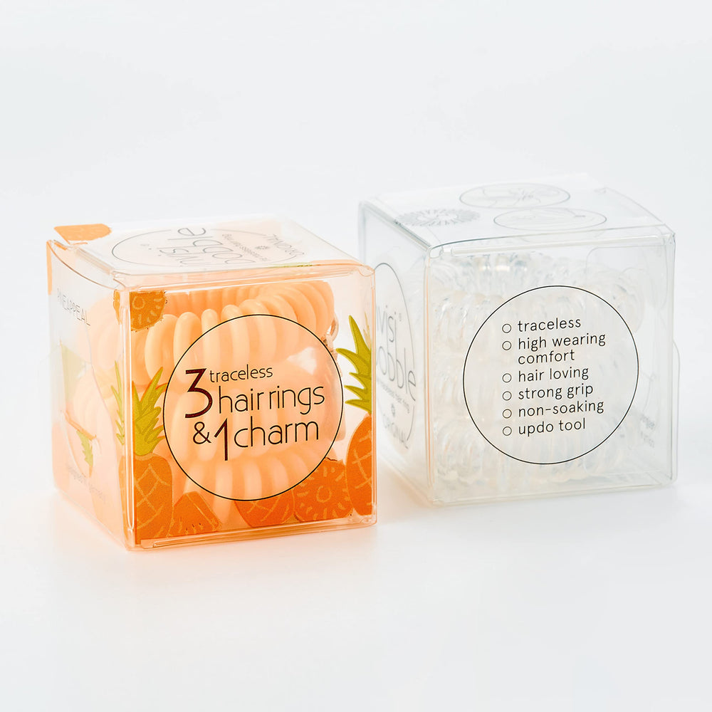 Invisibobble Happy Hour Just Pine, Pack of 6