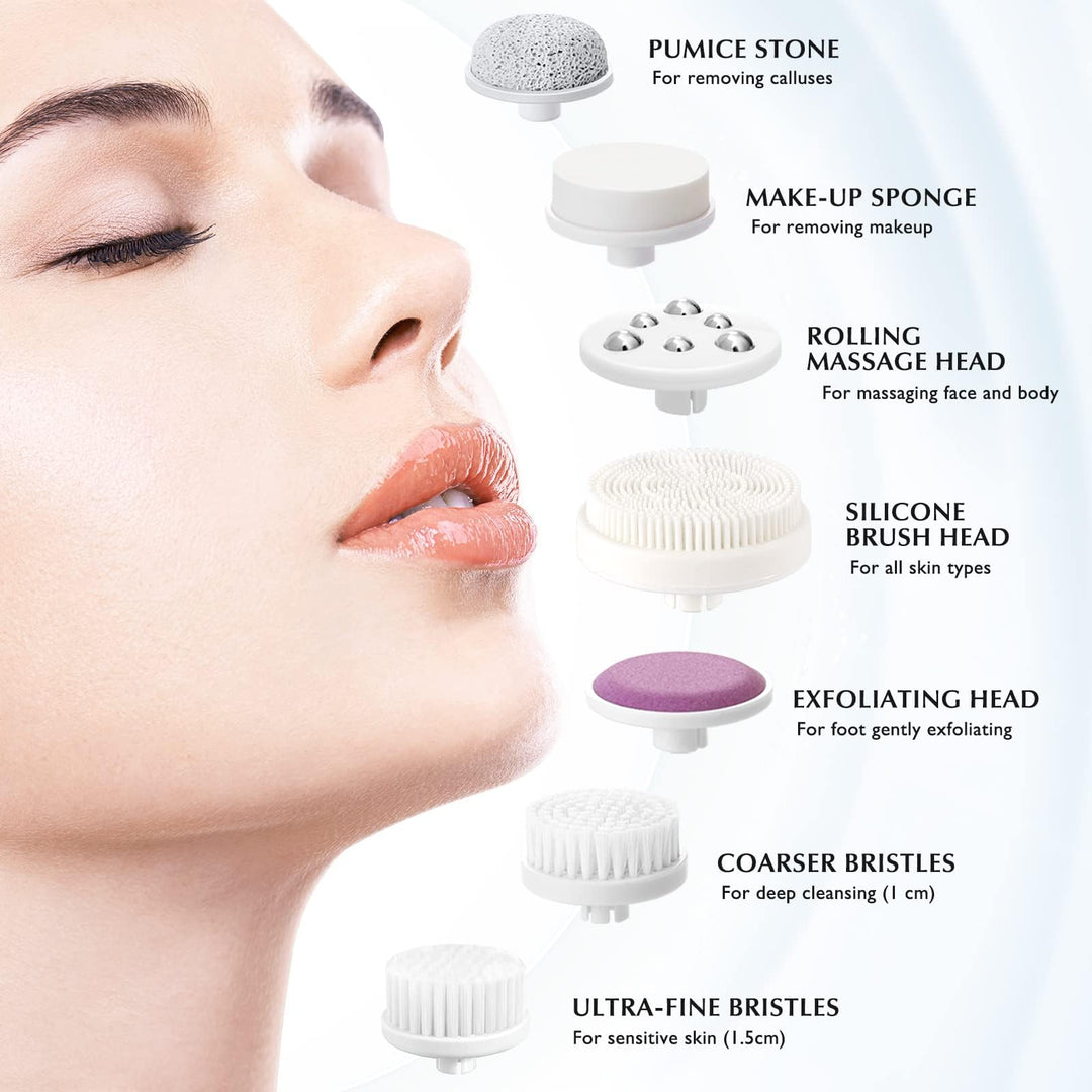 COSLUS Facial Cleansing Brush, Electric Exfoliating Device