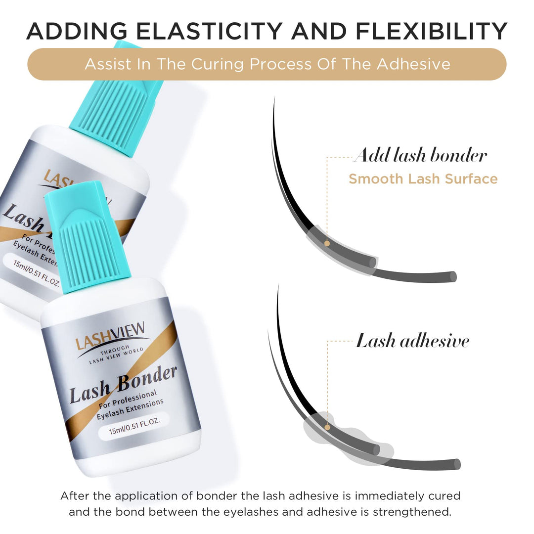 LASHVIEW Lash Bonder For Eyelash Extensions, 15 ml