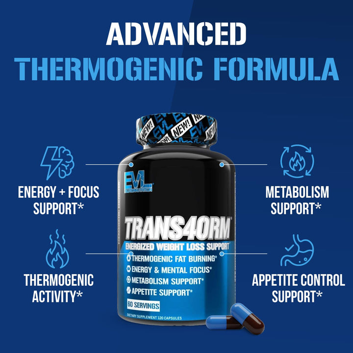 Evlution Nutrition Trans4orm, 120 Count