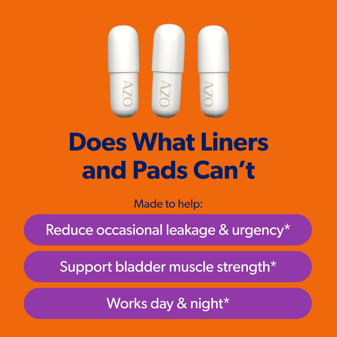 AZO Bladder Control With Go-Less, 72 Count