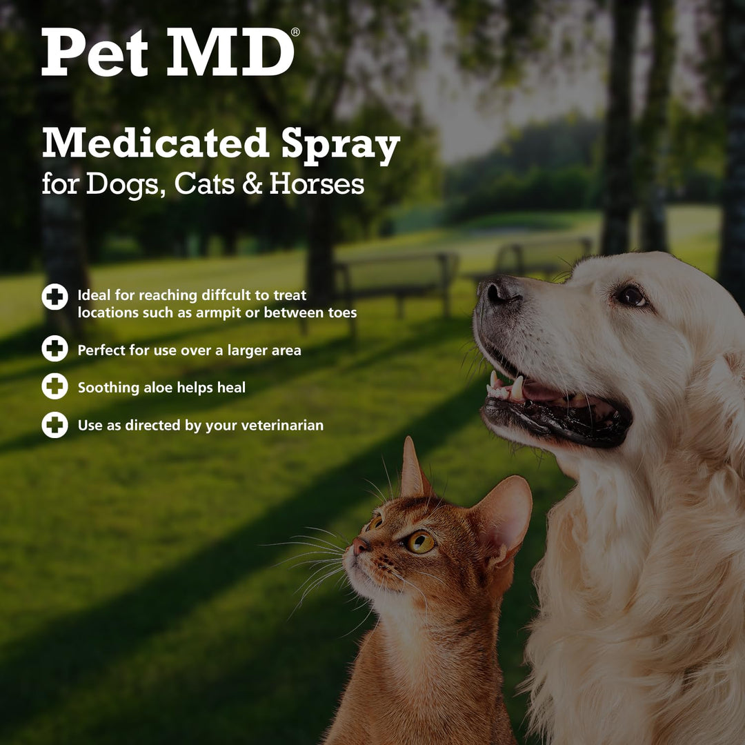 Pet MD Antiseptic and Antifungal Medicated Spray, 8 fl oz