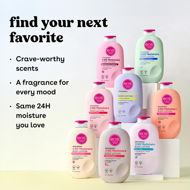 eos Shea Better Body Lotion, Vanilla Cashmere, 16 fl oz