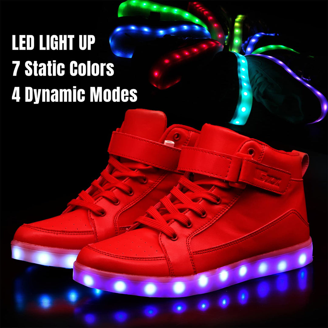 IGxx LED Light Up Shoes, High Top, Sparkly