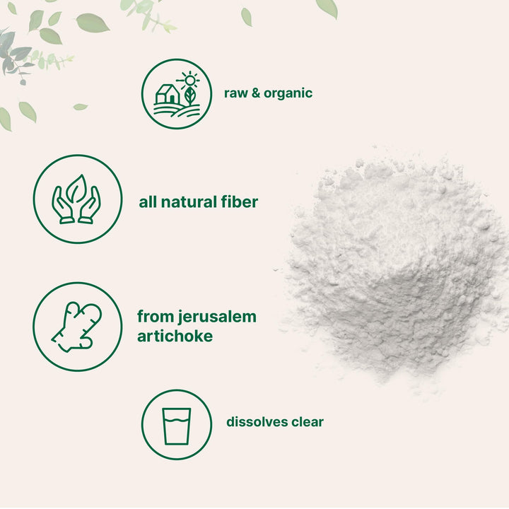 Micro Ingredients Organic Inulin FOS Fiber Powder, 2.2 lb