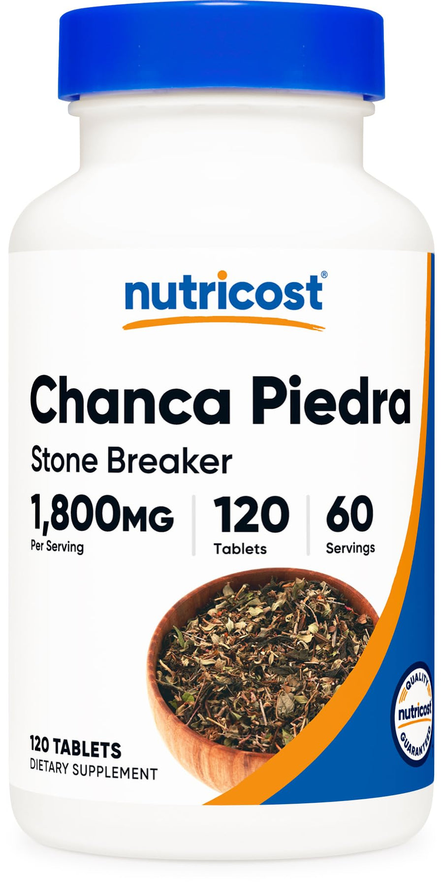 Nutricost Chanca Piedra Extract Tablets, 1800 mg, 120 Count