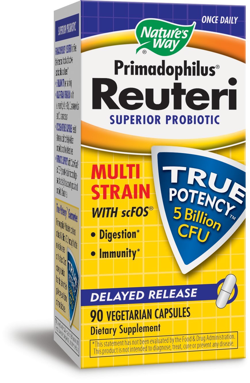 Nature's Way Primadophilus Reuteri, 5 Billion CFU, 90 Count