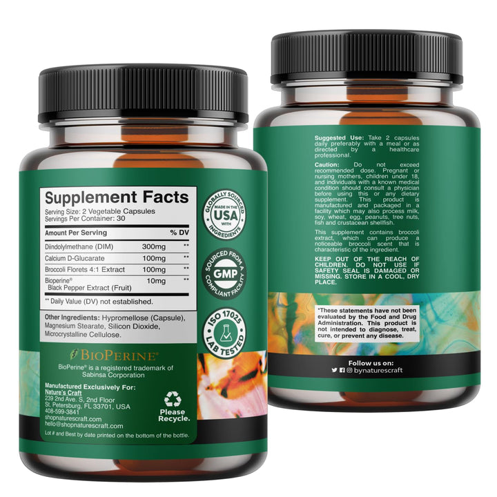 Natures Craft DIM Supplement, 300 mg, 60 Count
