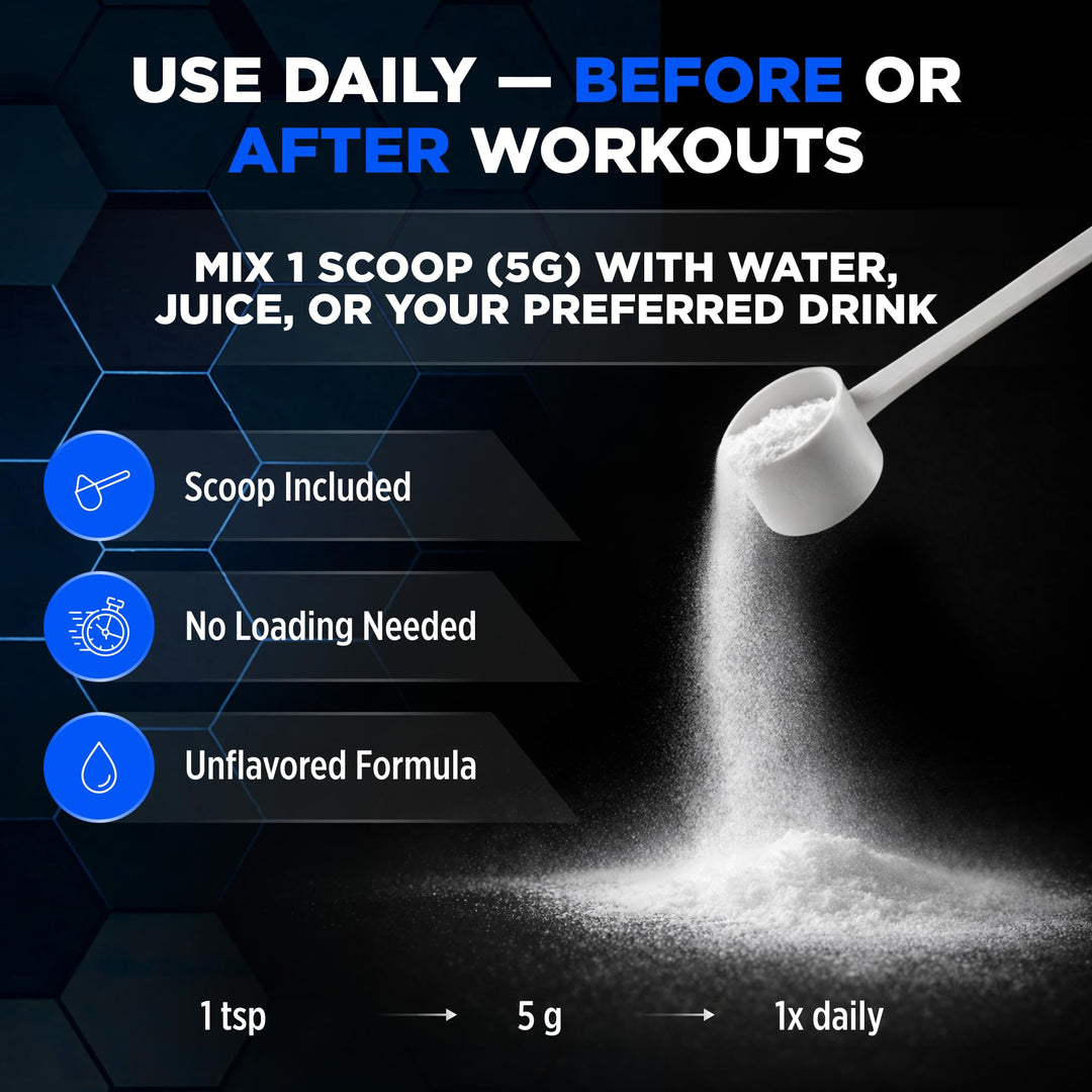 ALLMAX Creatine Powder, Micronized Creatine Monohydrate, 100 g