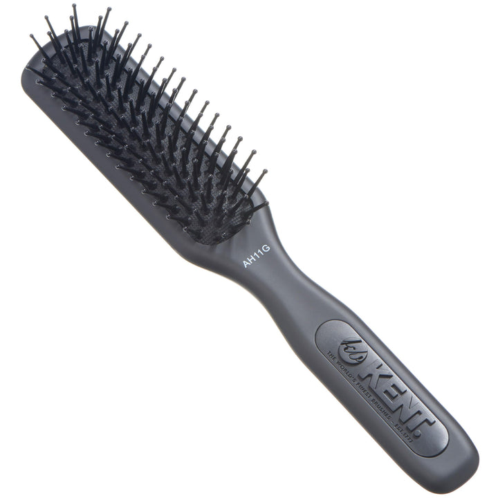 Kent Airhedz Pro Narrow Pin Hair Brush, Fine Pin, Grey