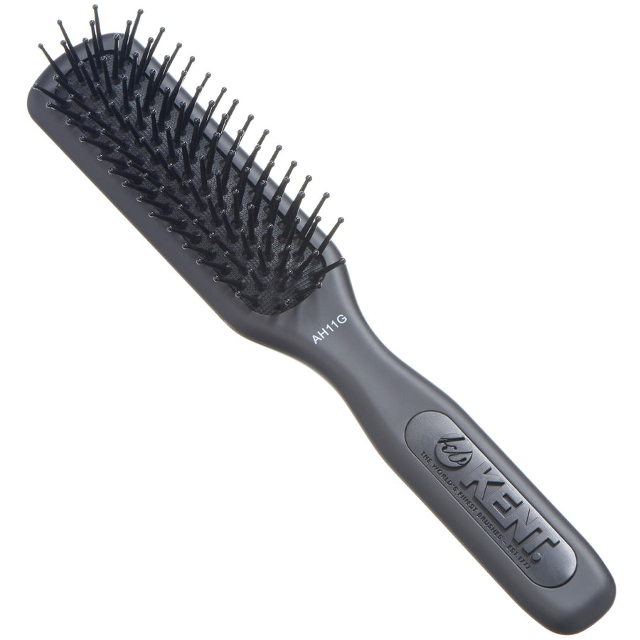 Kent Airhedz Pro Narrow Pin Hair Brush, Fine Pin, Grey