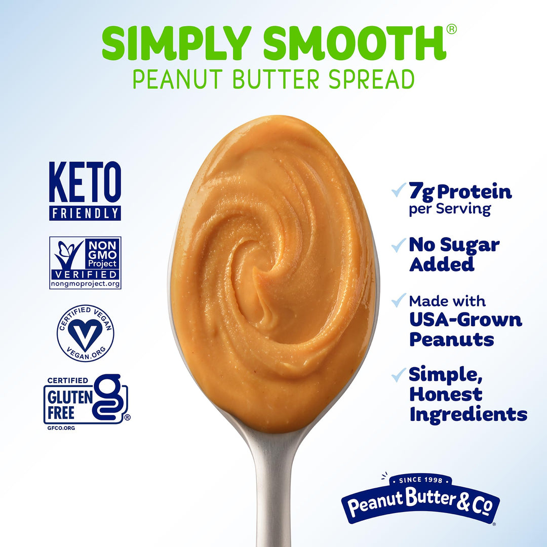 Peanut Butter & Co. Simply Smooth Peanut Butter Spread, 16 oz