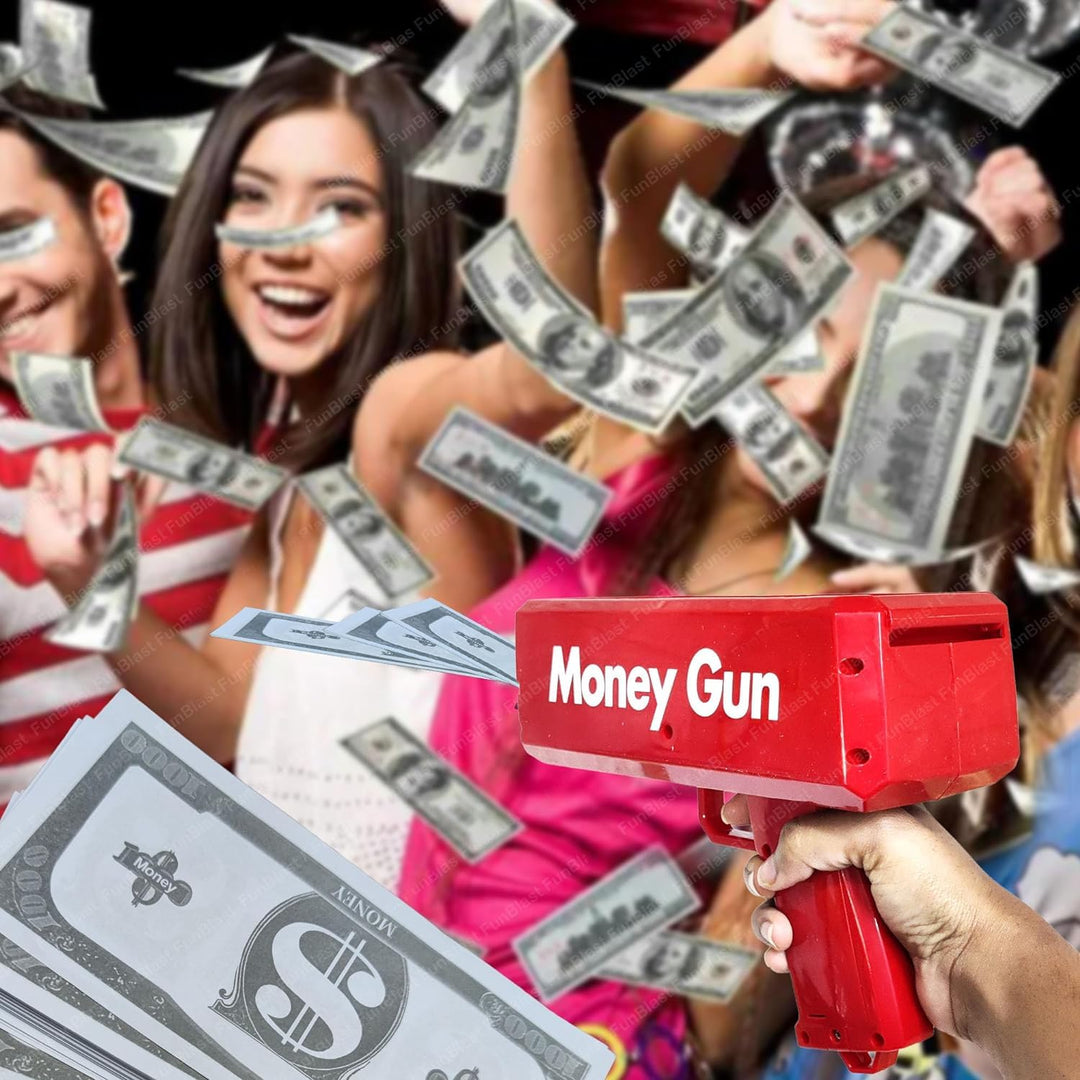 SF-SCODE Money Gun Cash Toy, Cash Cannon