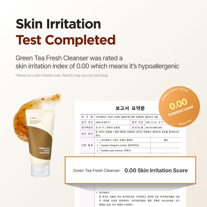 IsNtree Green Tea Fresh Cleanser, 120 ml
