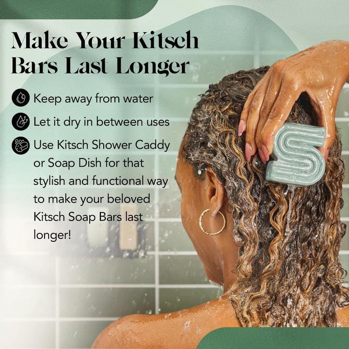Kitsch Rosemary & Biotin Shampoo Bar, 3.2 oz