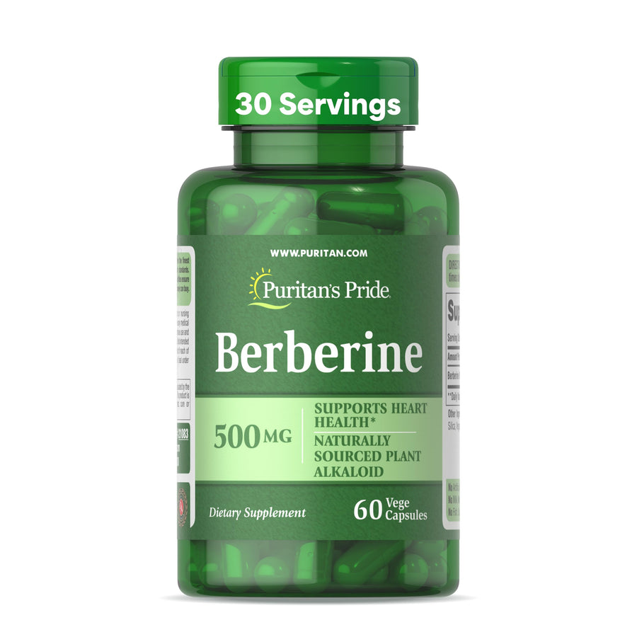 Puritan's Pride Berberine, 500 mg, 60 Count