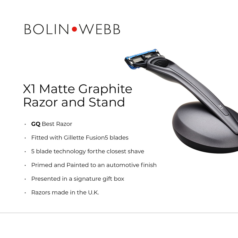Bolin Webb X1 Razor and Stand, Graphite