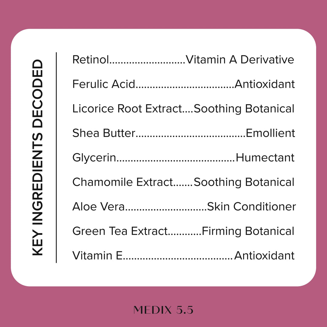 Medix 5.5 Retinol Cream, 15 oz