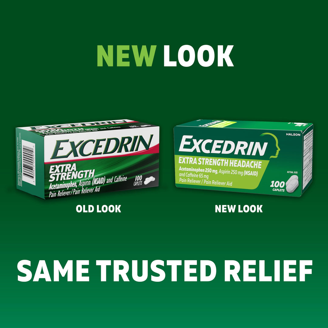 Excedrin Extra Strength Caplets, 200 Count