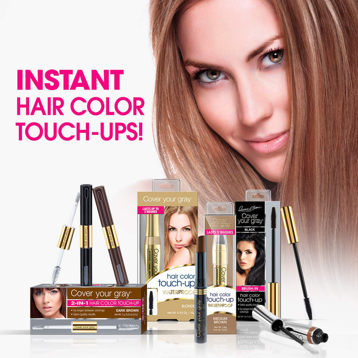Cover Your Gray Brush-In Wand, Medium Brown