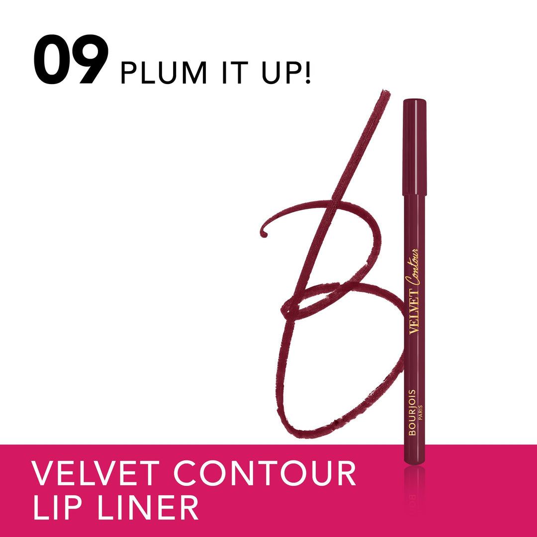 Bourjois Lèvres Contour Edition Lip Pencil, 09 Plum It Up, 1.14 g