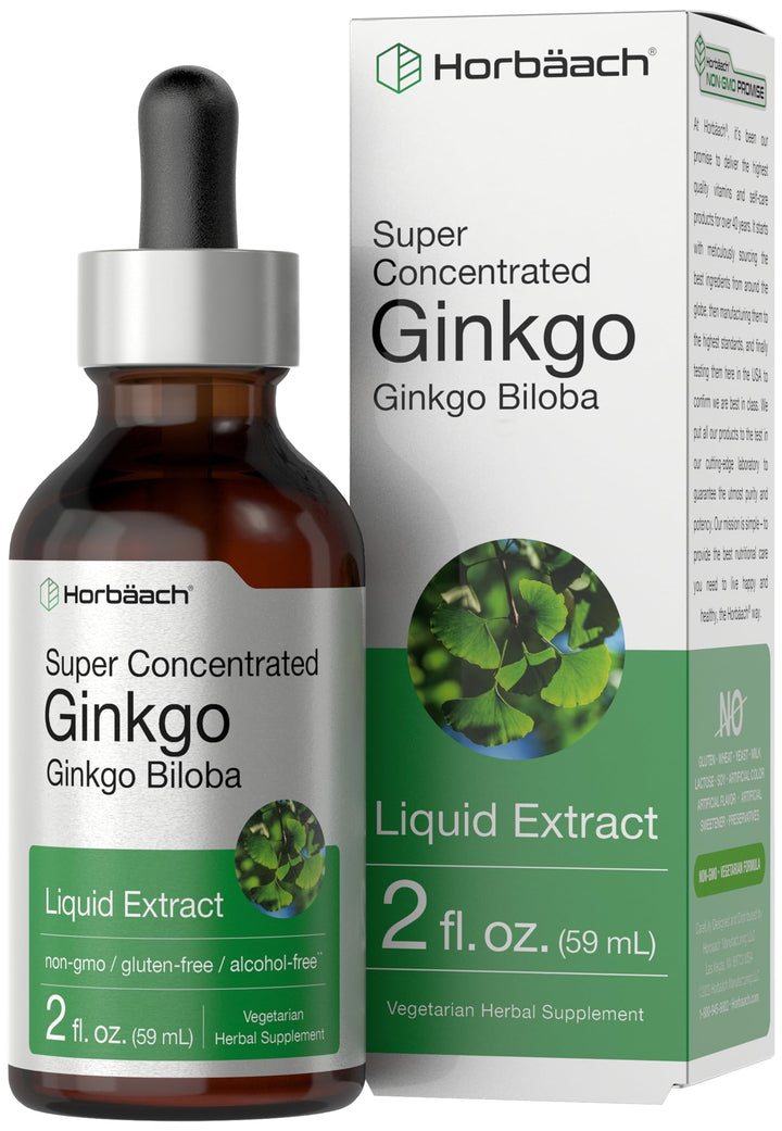 Horbäach Ginkgo Biloba Extract Liquid, 2 fl oz