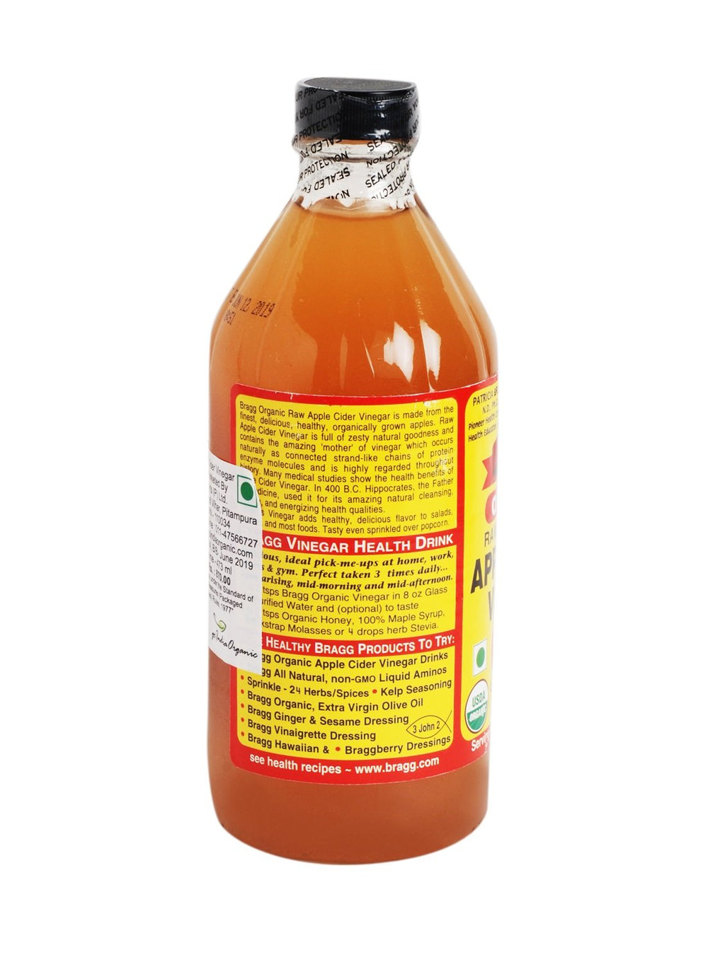 Bragg Organic Unfiltered Apple Cider Vinegar, Raw, 16 oz
