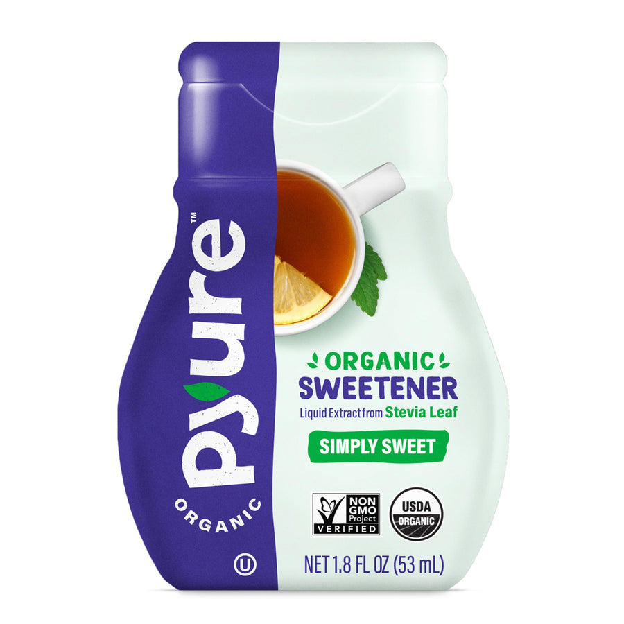 Pyure Organic Liquid Stevia Extract Sweetener, Simply Sweet