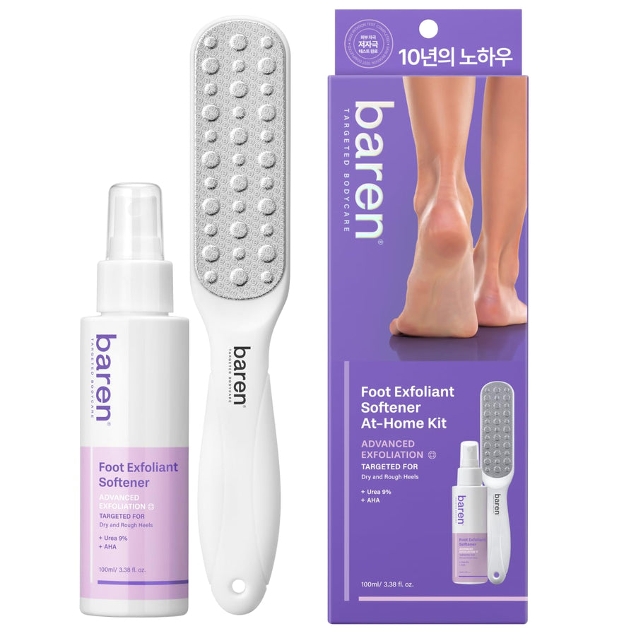 Baren Foot Callus Remover Kit, Spray And File