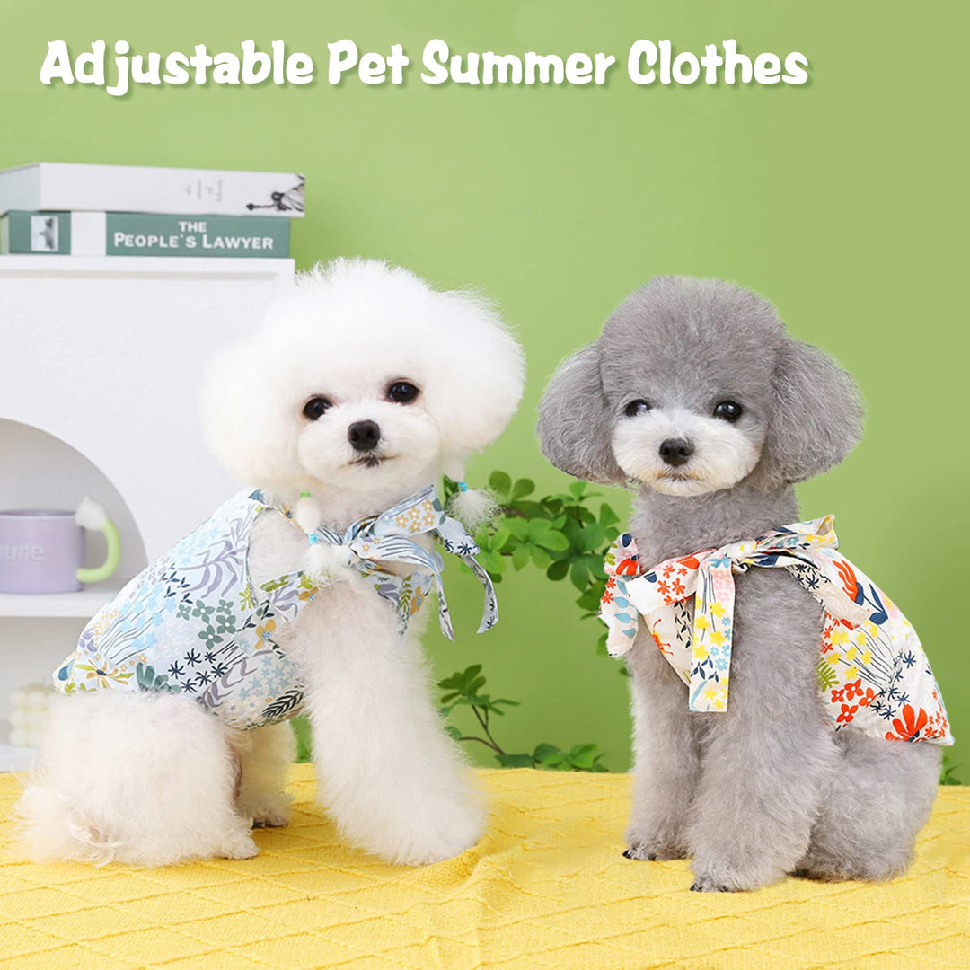Kunyeah Pet Summer Clothes, Medium, 2 Count