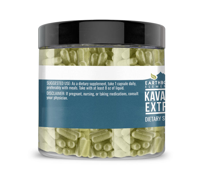 Earthborn Elements Kava Kava Extract, 200 Count
