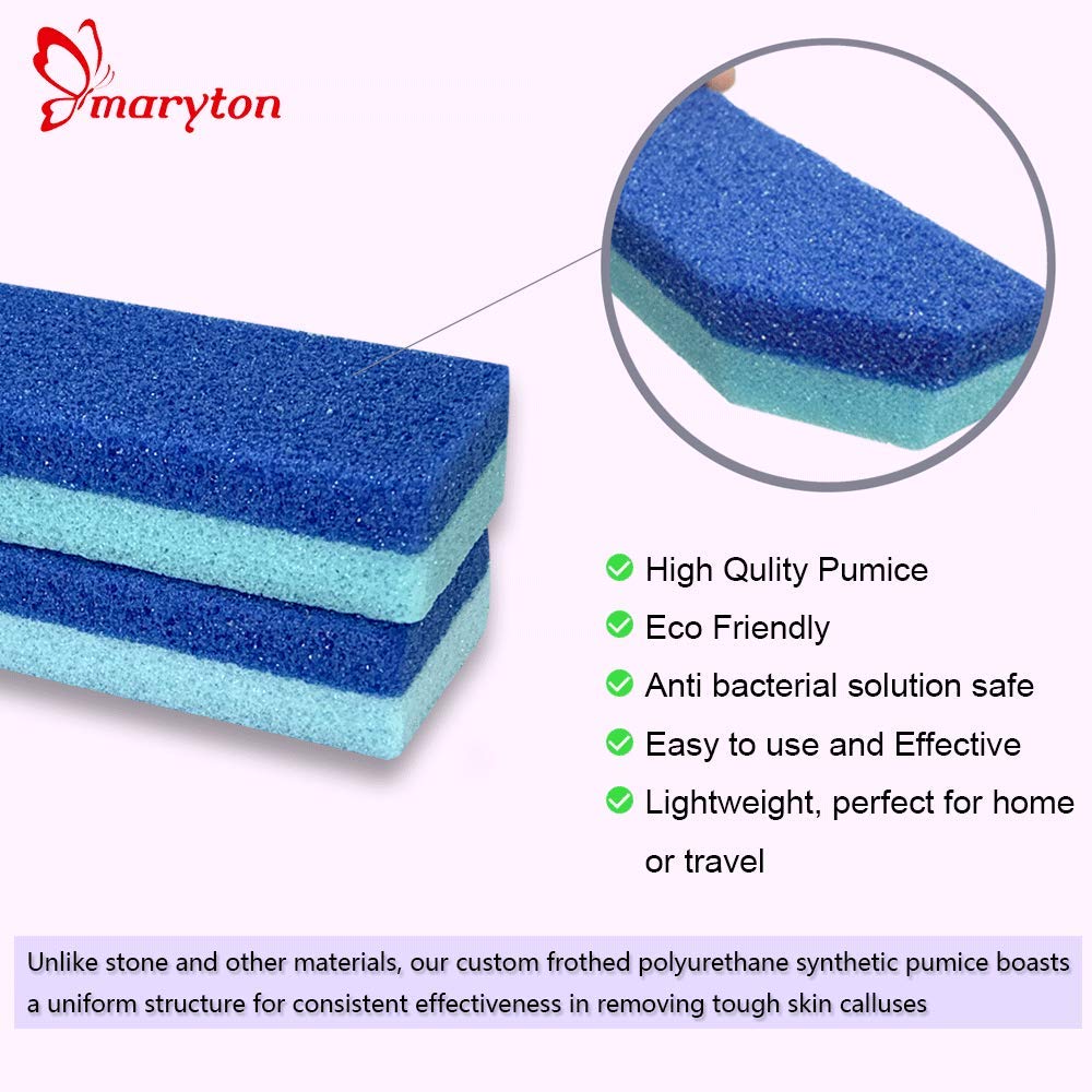 MARYTON Foot Exfoliator, 2 Count