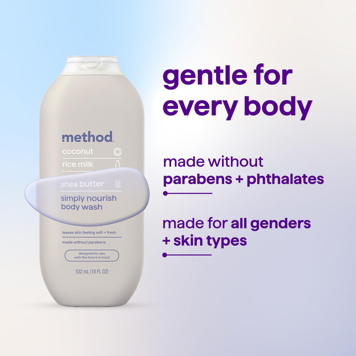 Method Body Wash, Simply Nourish, 532 ml
