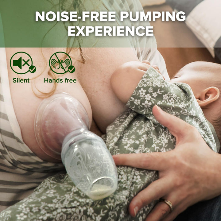 HAAKAA Manual Breast Pump, Clear, 4 oz